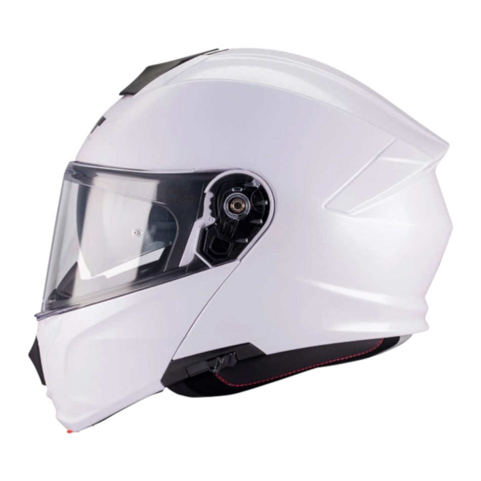 MT Genesis R SV Pure A0 Gloss White Flip Front Helmet