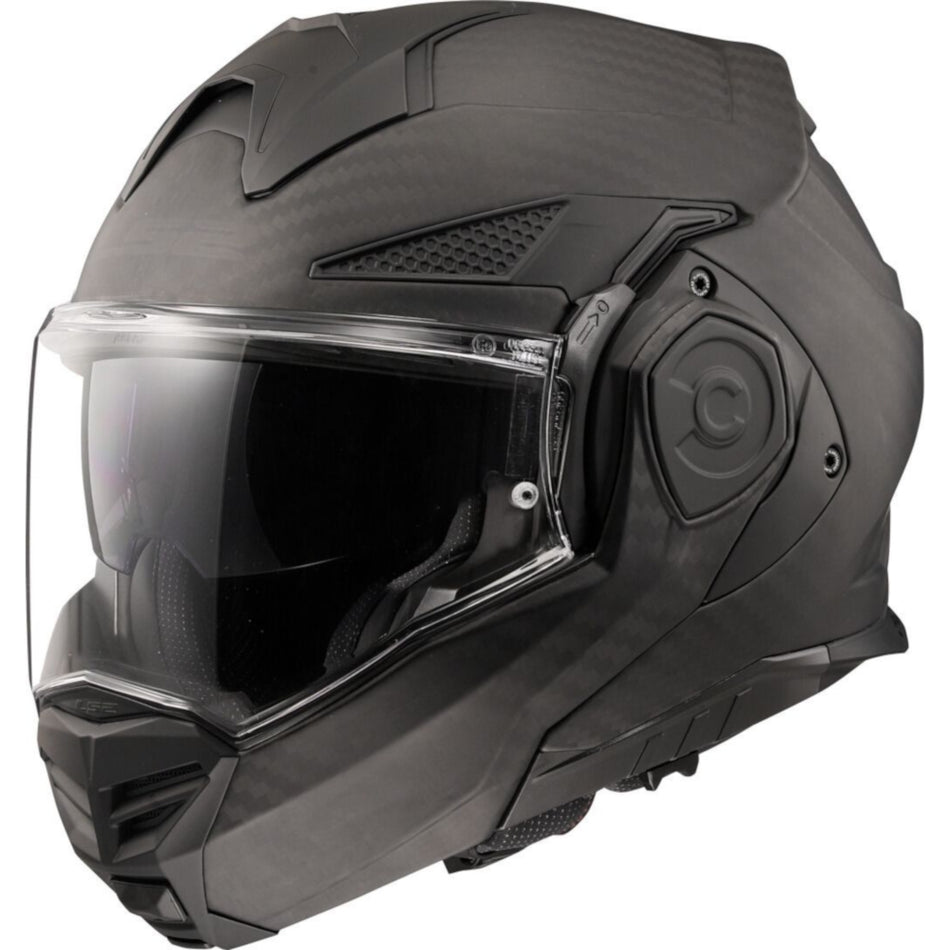 LS2 FF901 Advant X Solid Matt Carbon Flip Over Helmet