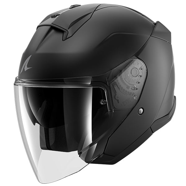 Shark Skwal Jet Blank Matt Black Open Face Helmet