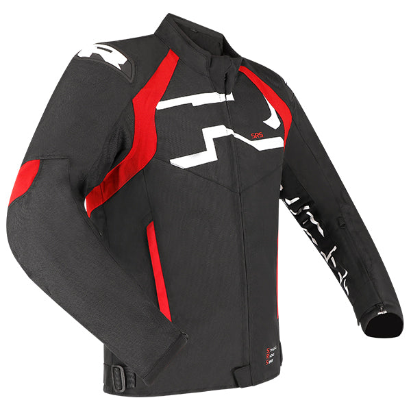 Richa Stradale Waterproof Jacket Black White Red