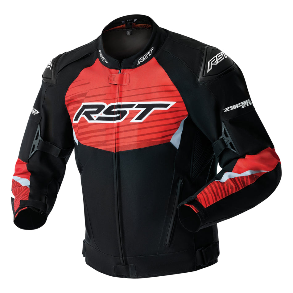 RST Tractech Evo D3O Textile Jacket Flo Red