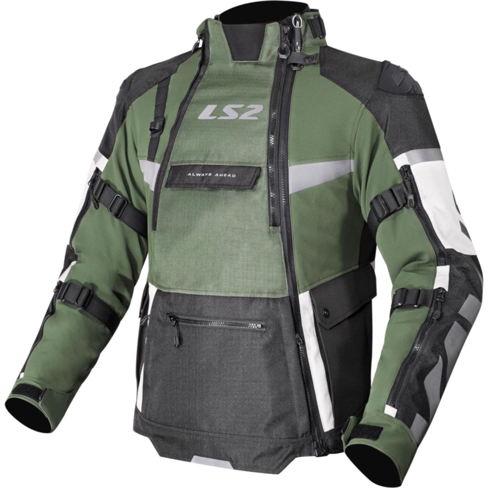 LS2 X-Master Jacket Black Green Grey