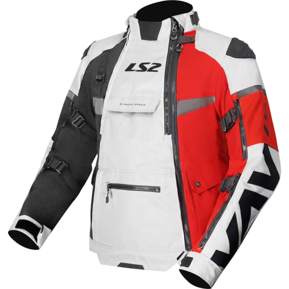 LS2 X-Master Jacket Black Grey Red