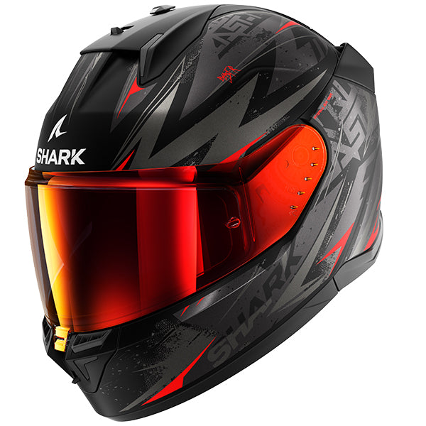 Shark D-Skwal 3 Blast-R Mat Kar Full Face Helmet