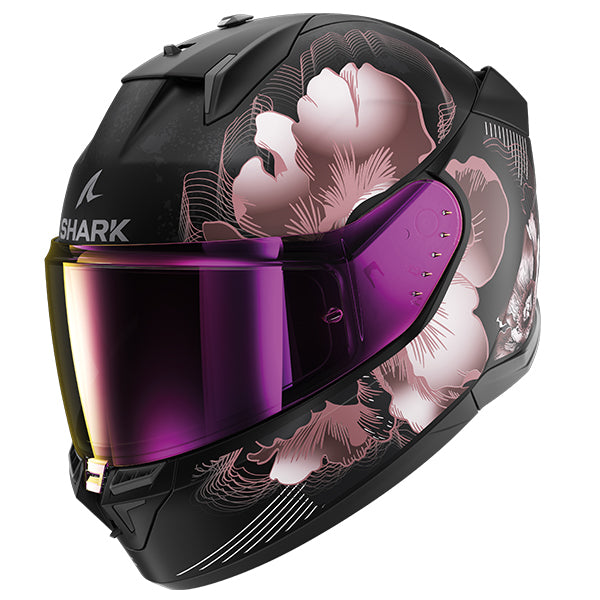 Shark D-Skwal 3 Mayfer Matt Black Pink Full Face Helmet