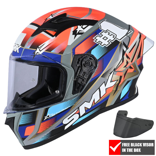 SMK Stellar Sport Uno GL657 Full Face Helmet