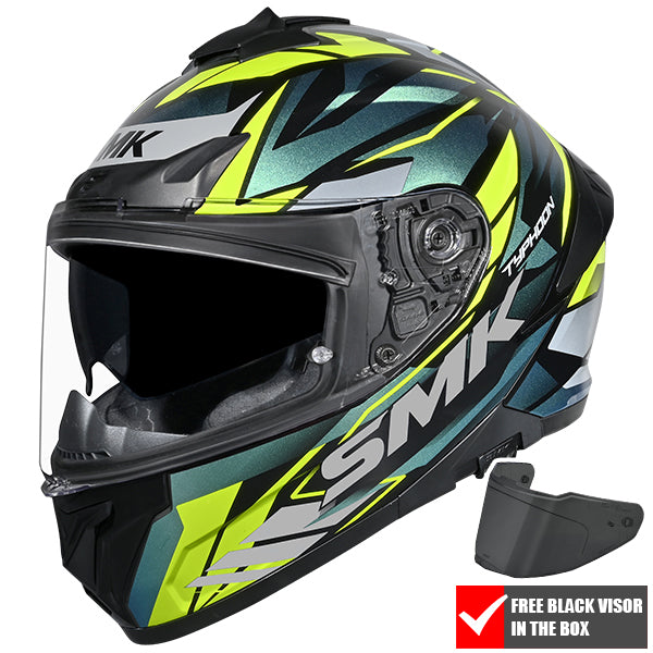 SMK Typhoon Rival GL254C Full Face Helmet