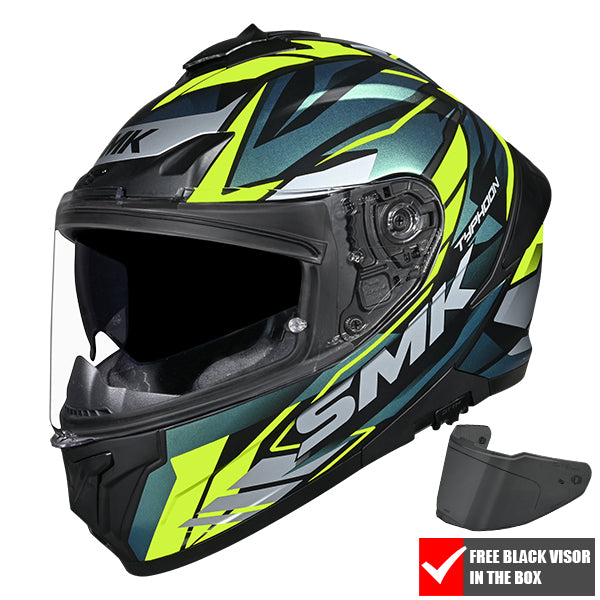 SMK Typhoon Rival MA254C Full Face Helmet