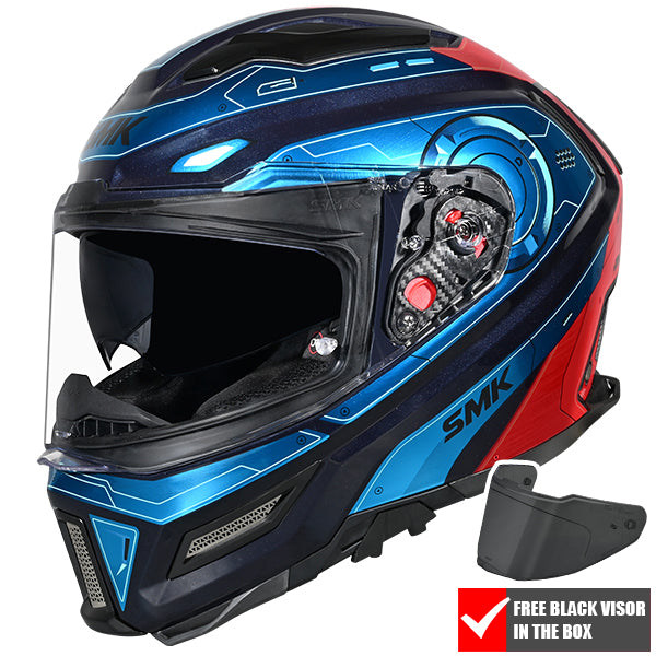 SMK Agnar Cyborg GL535 Full Face Helmet