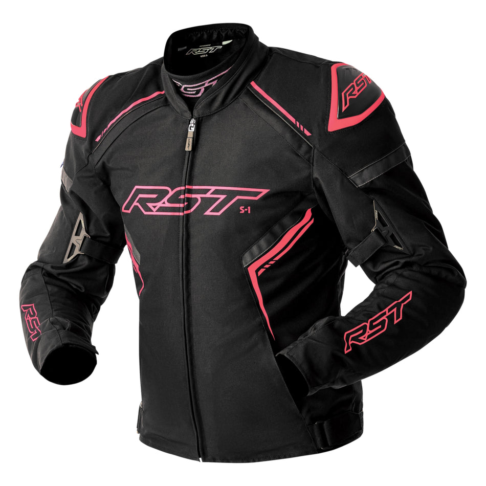 RST S1 D3O Ladies Textile Jacket Pink
