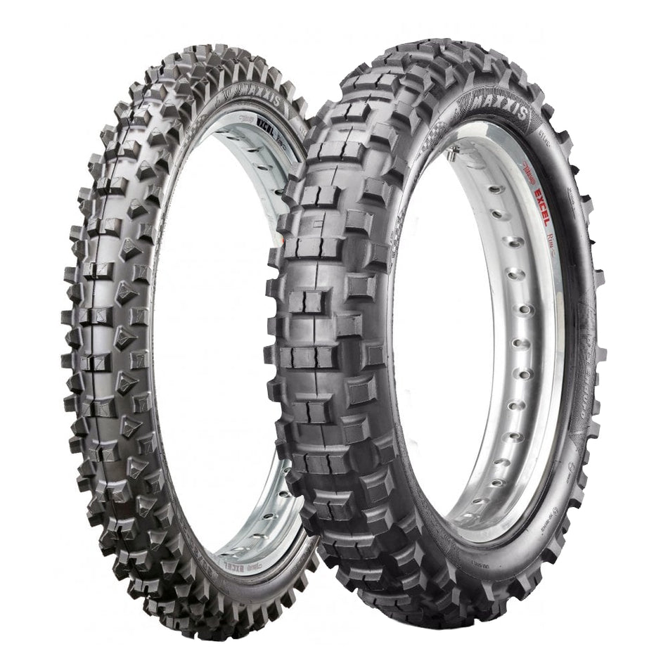 90/90-21 M7332F & 21 & 140/80-18 M7324 Maxxis Enduro Tyre Pairs
