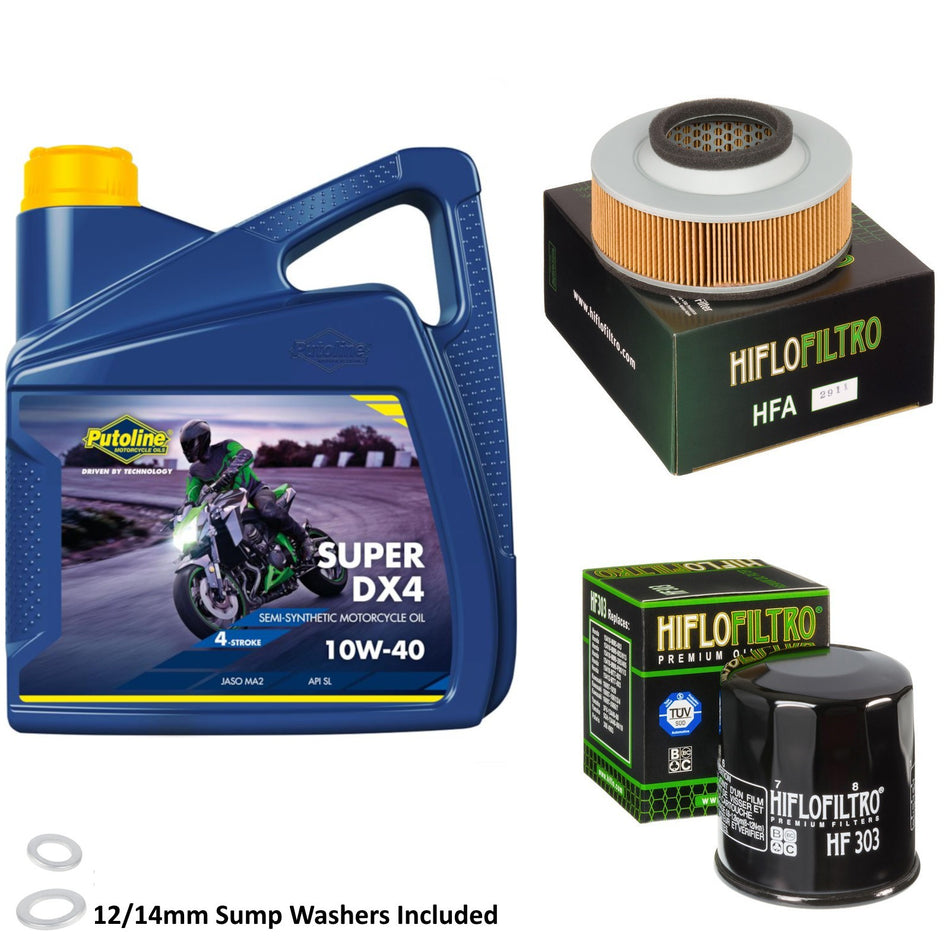 Putoline DX4 10w40 4L Oil & HF303 & HFA2911 Oil Filter Kit