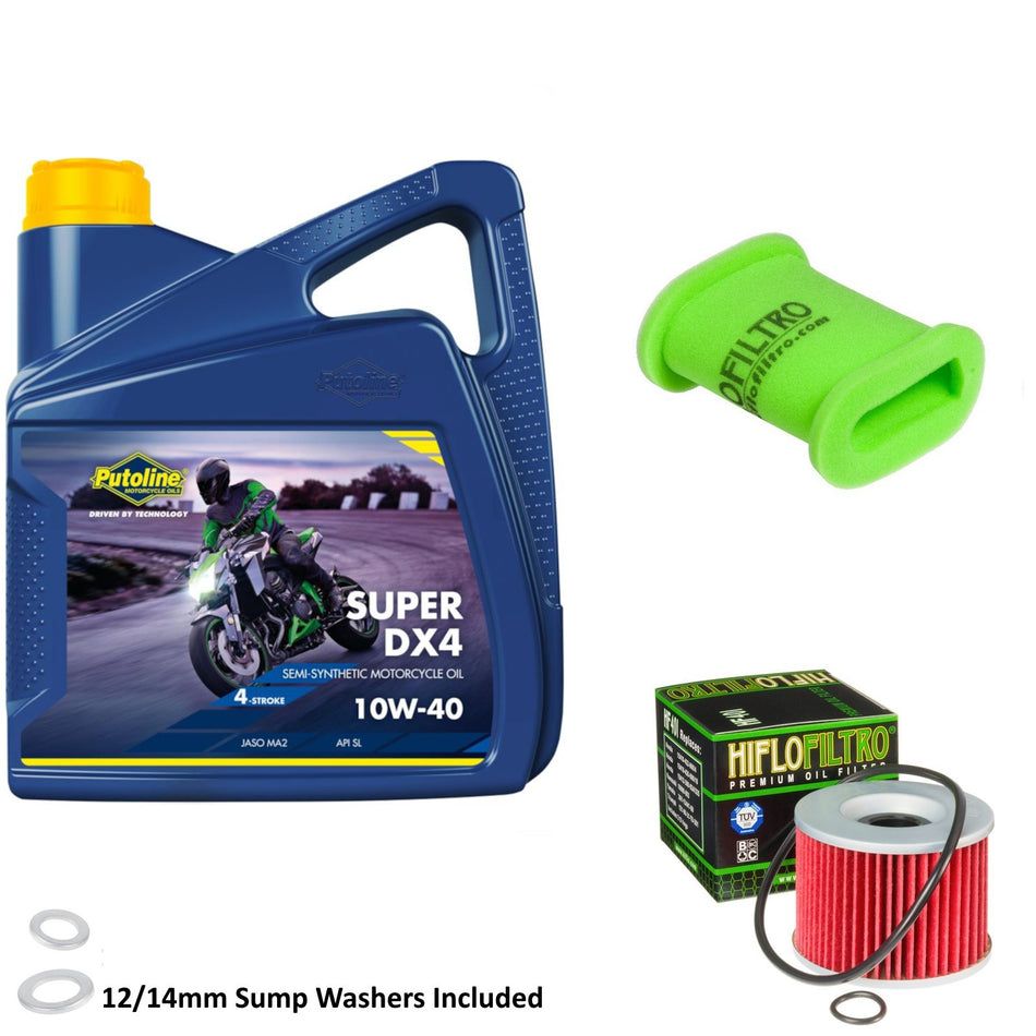 Putoline DX4 10w40 4L Oil & HF401 & HFA2202 Oil Filter Kit