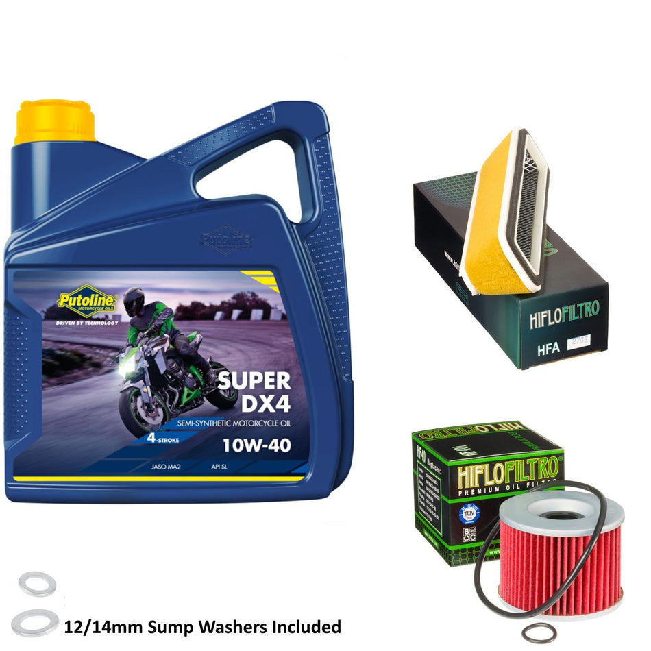 Putoline DX4 10w40 4L Oil & HF401 & HFA2705 Oil Filter Kit