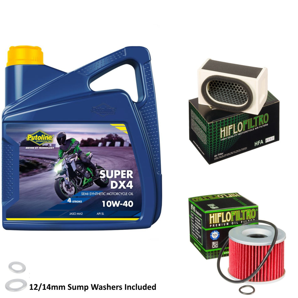 Putoline DX4 10w40 4L Oil & HF401 & HFA2703 Oil Filter Kit