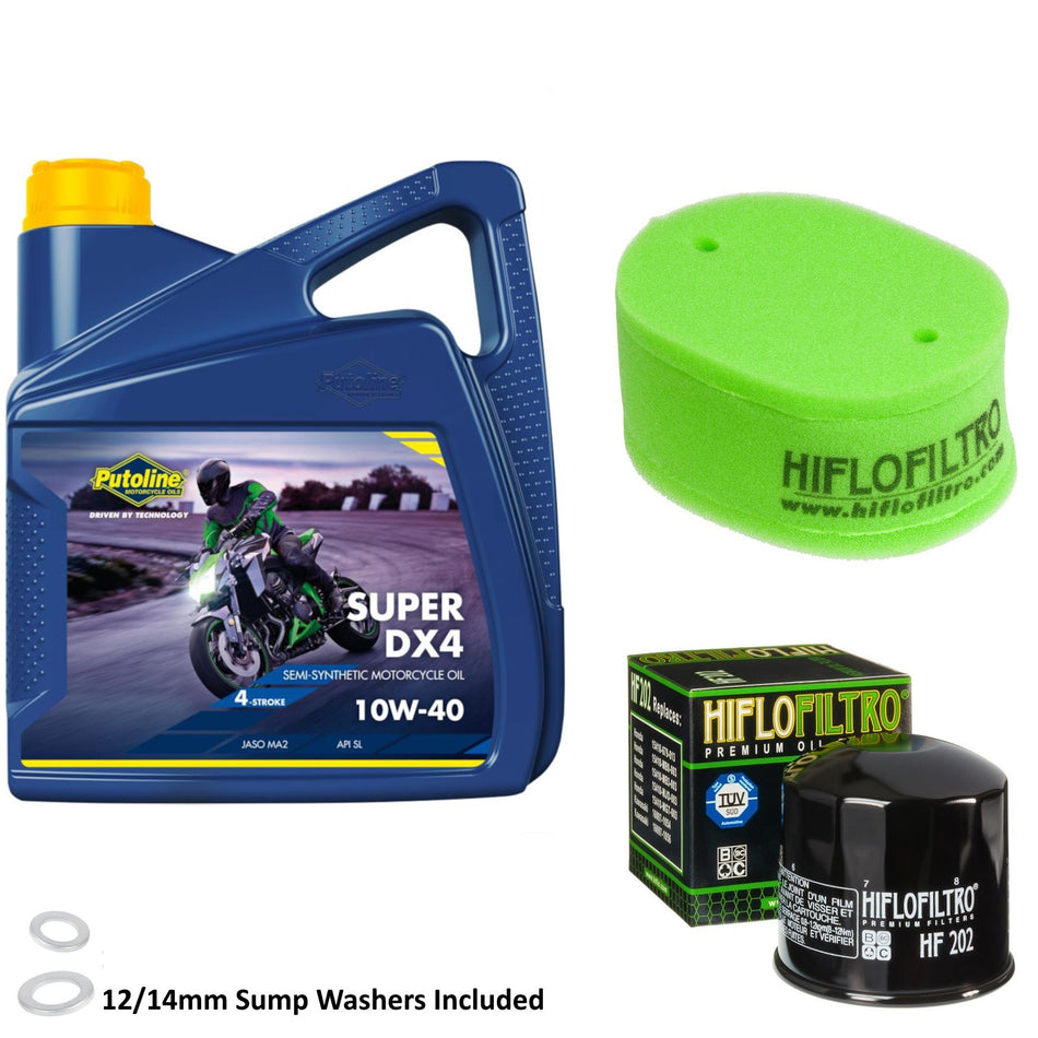 Putoline DX4 10w40 4L Oil & HF202 & HFA2709 Oil Filter Kit