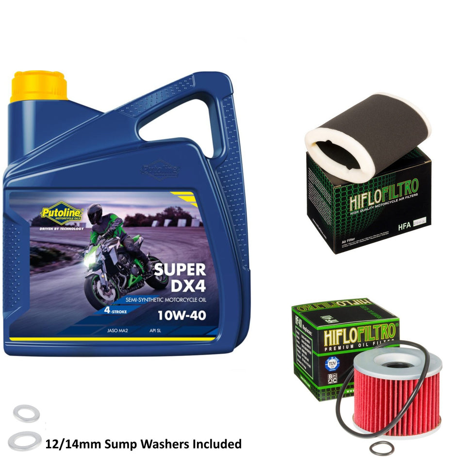 Putoline DX4 10w40 4L Oil & HF401 & HFA2908 Oil Filter Kit