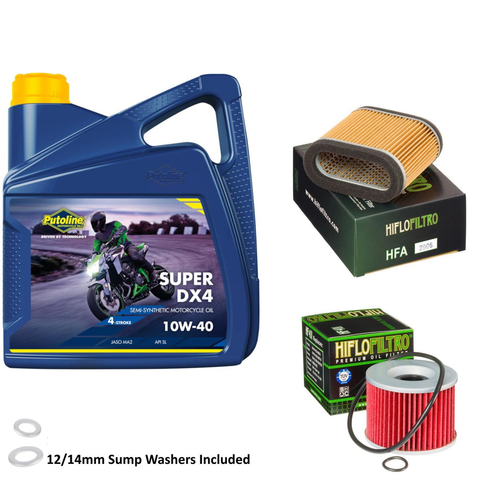Putoline DX4 10w40 4L Oil & HF401 & HFA2906 Oil Filter Kit