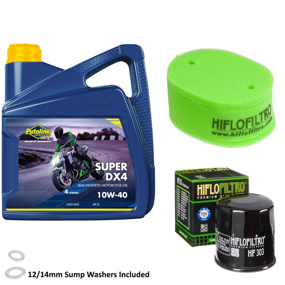 Putoline DX4 10w40 4L Oil & HF303 & HFA2709 Oil Filter Kit