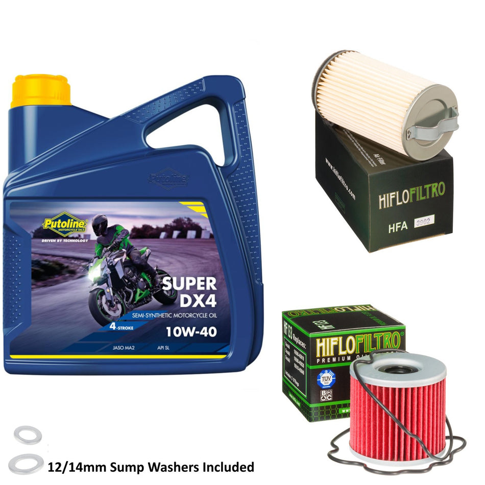 Putoline DX4 10w40 4L Oil & HF133 & HFA3902 Oil Filter Kit