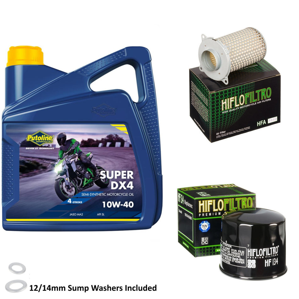 Putoline DX4 10w40 4L Oil & HF134 & HFA3503 Oil Filter Kit