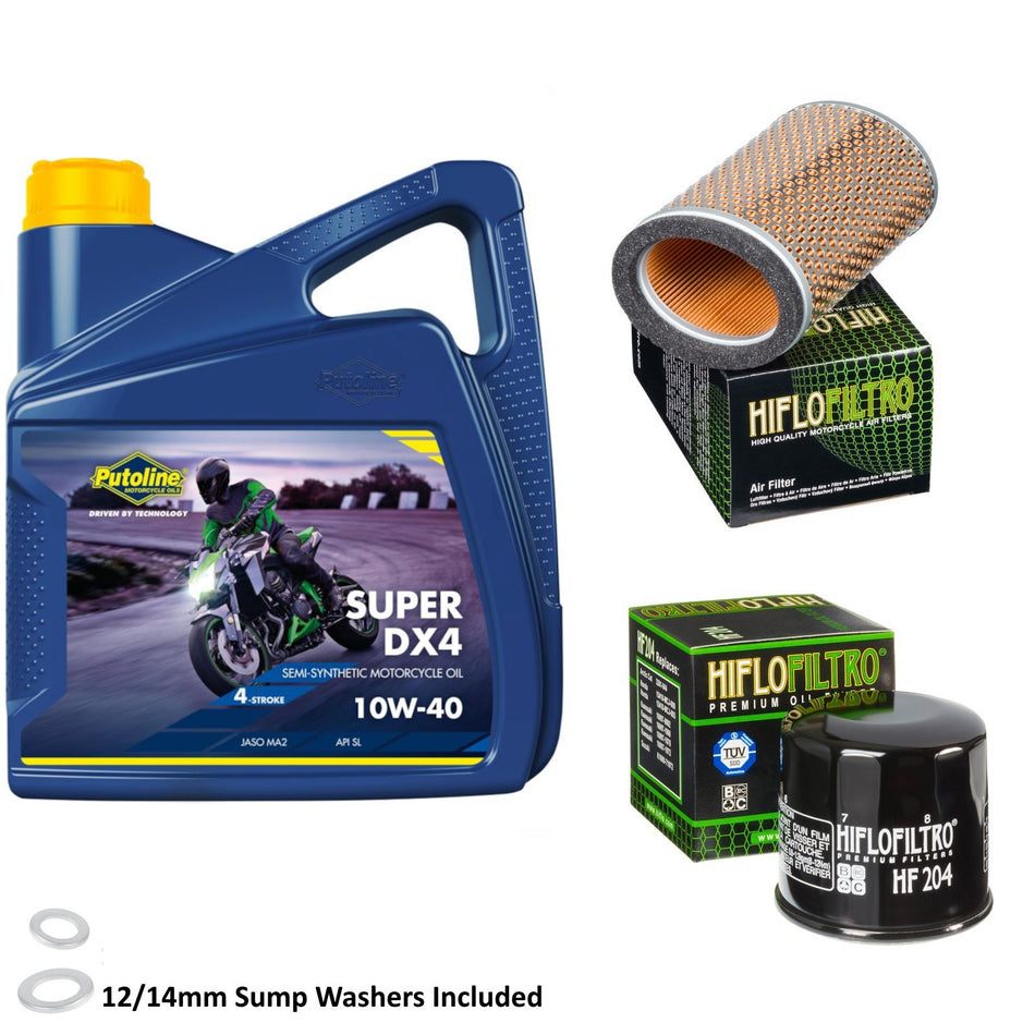 Putoline DX4 10w40 4L Oil & HF204 & HFA6504 Oil Filter Kit