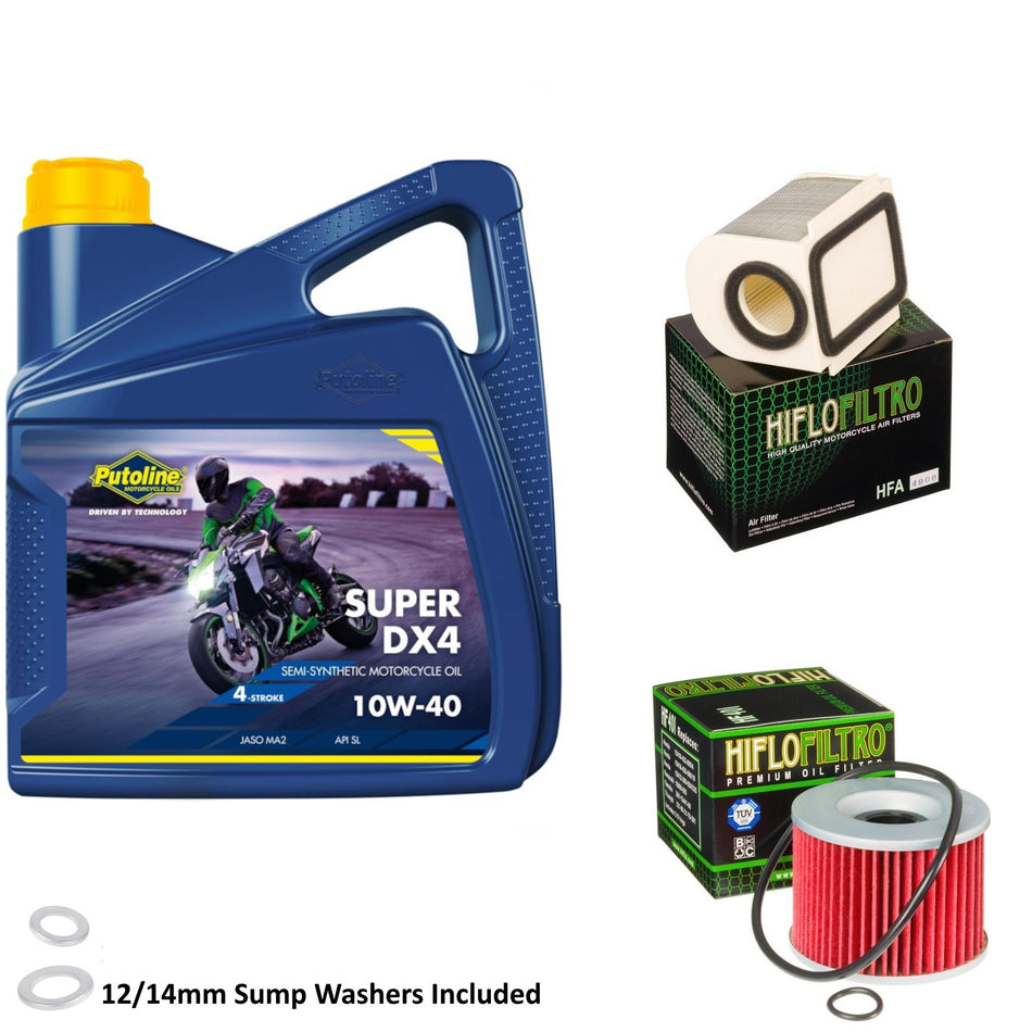 Putoline DX4 10w40 4L Oil & HF401 & HFA4906 Oil Filter Kit