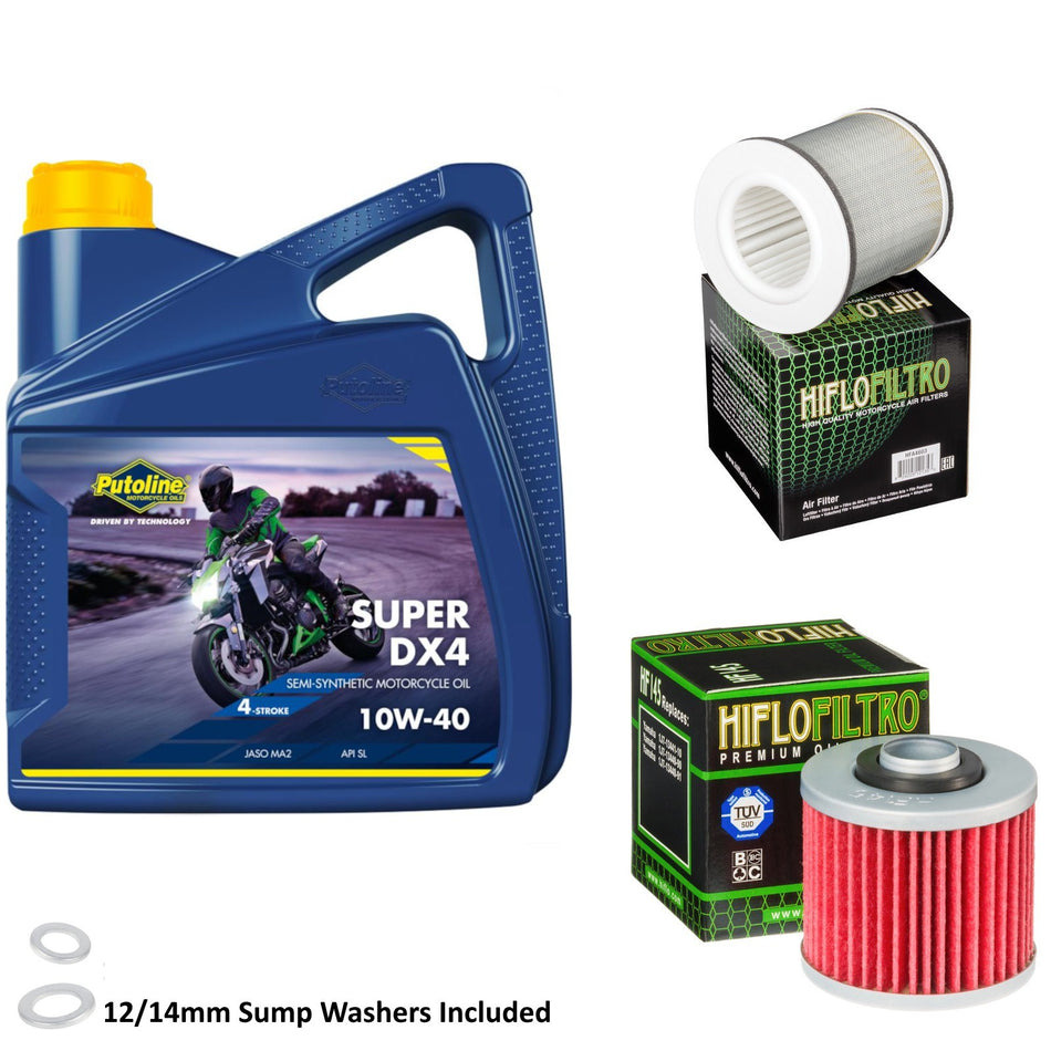 Putoline DX4 10w40 4L Oil & HF145 & HFA4603 Oil Filter Kit