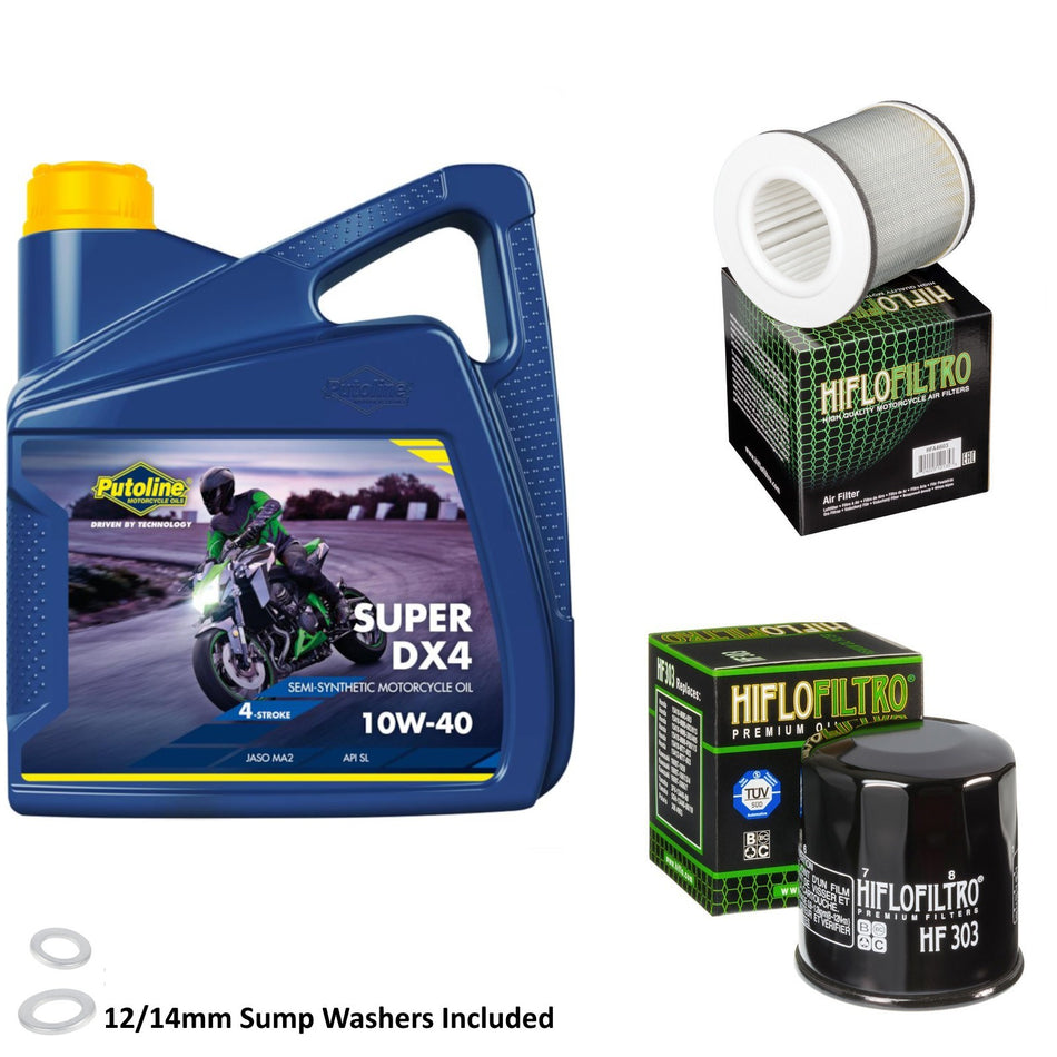 Putoline DX4 10w40 4L Oil & HF303 & HFA4603 Oil Filter Kit