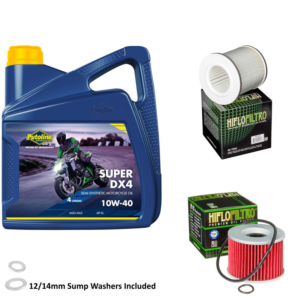 Putoline DX4 10w40 4L Oil & HF401 & HFA4603 Oil Filter Kit
