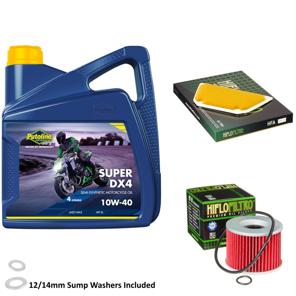 Putoline DX4 10w40 4L Oil & HF401 & HFA2913 Oil Filter Kit