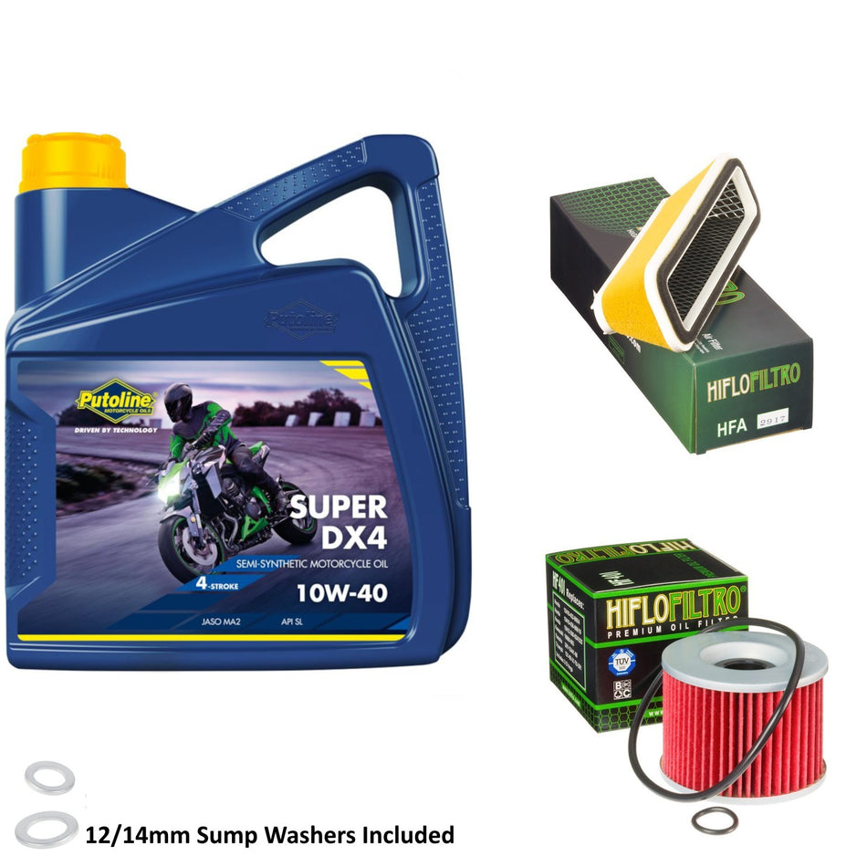 Putoline DX4 10w40 4L Oil & HF401 & HFA2917 Oil Filter Kit