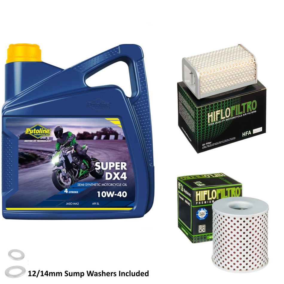 Putoline DX4 10w40 4L Oil & HF126 & HFA2904 Oil Filter Kit