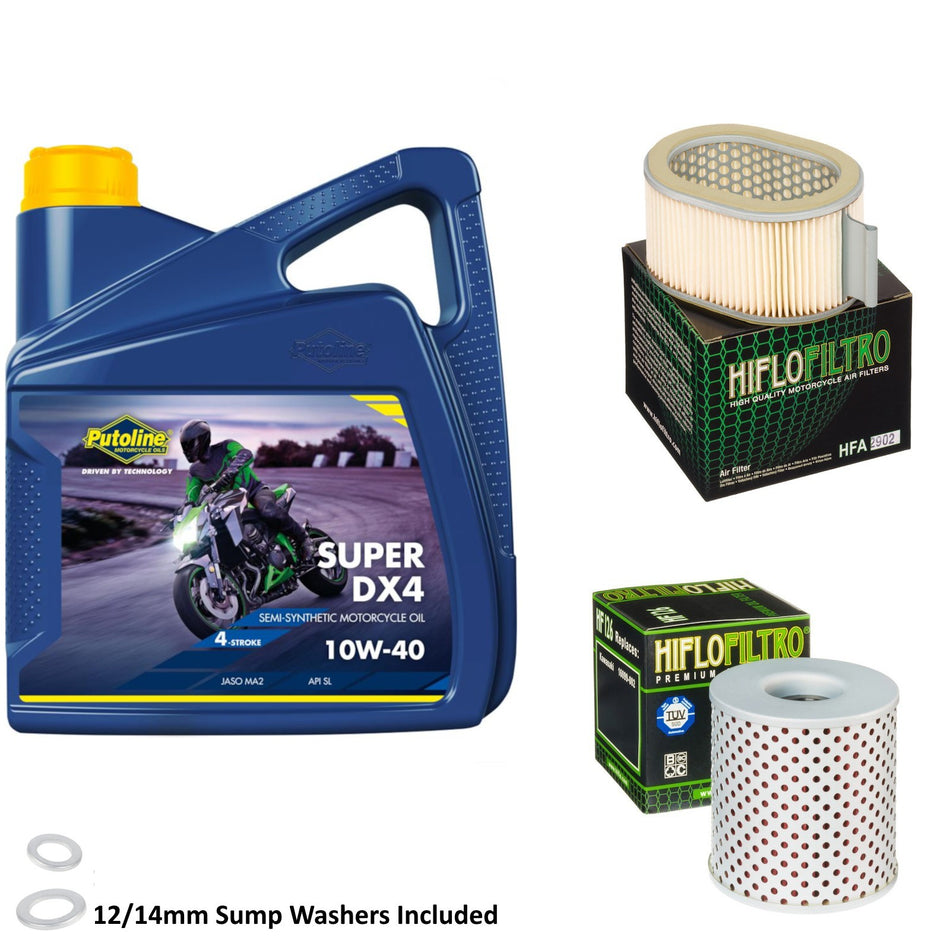 Putoline DX4 10w40 4L Oil & HF126 & HFA2902 Oil Filter Kit