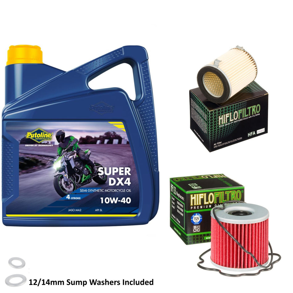 Putoline DX4 10w40 4L Oil & HF133 & HFA3905 Oil Filter Kit