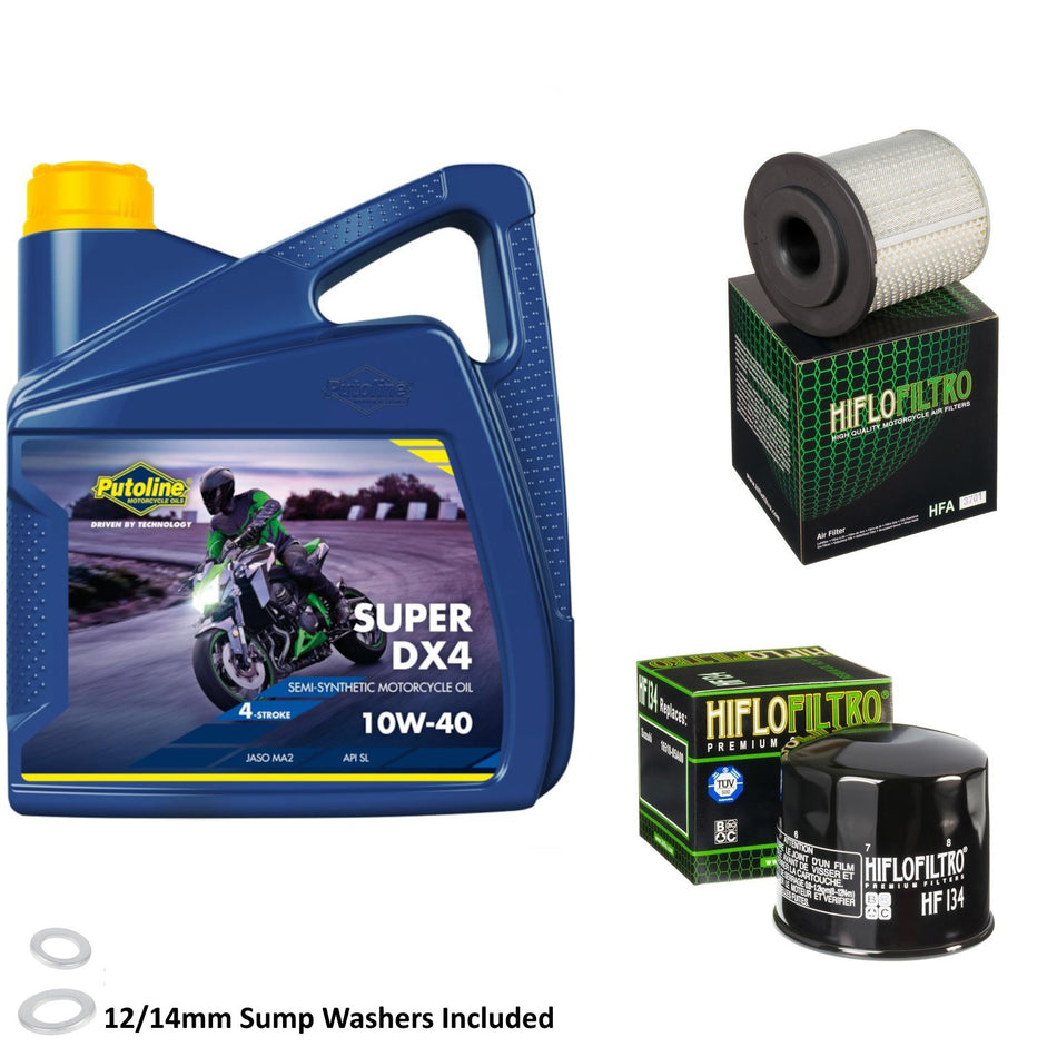 Putoline DX4 10w40 4L Oil & HF134 & HFA3701 Oil Filter Kit