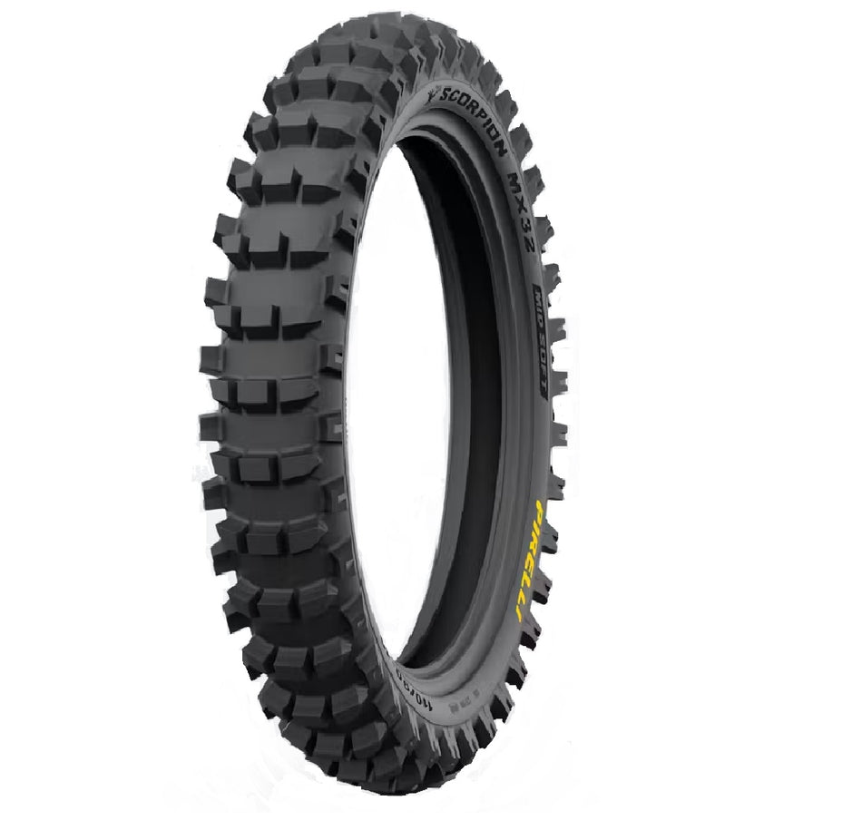 110/90 - 19 NHS 62M Pirelli SCORPION MX32 MID SOFT Rear Motorcycle Tyre