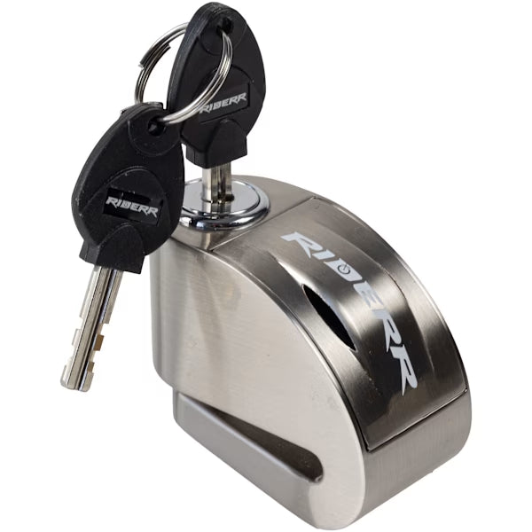 Riderr Rt6 Alarm Disc Lock Silver