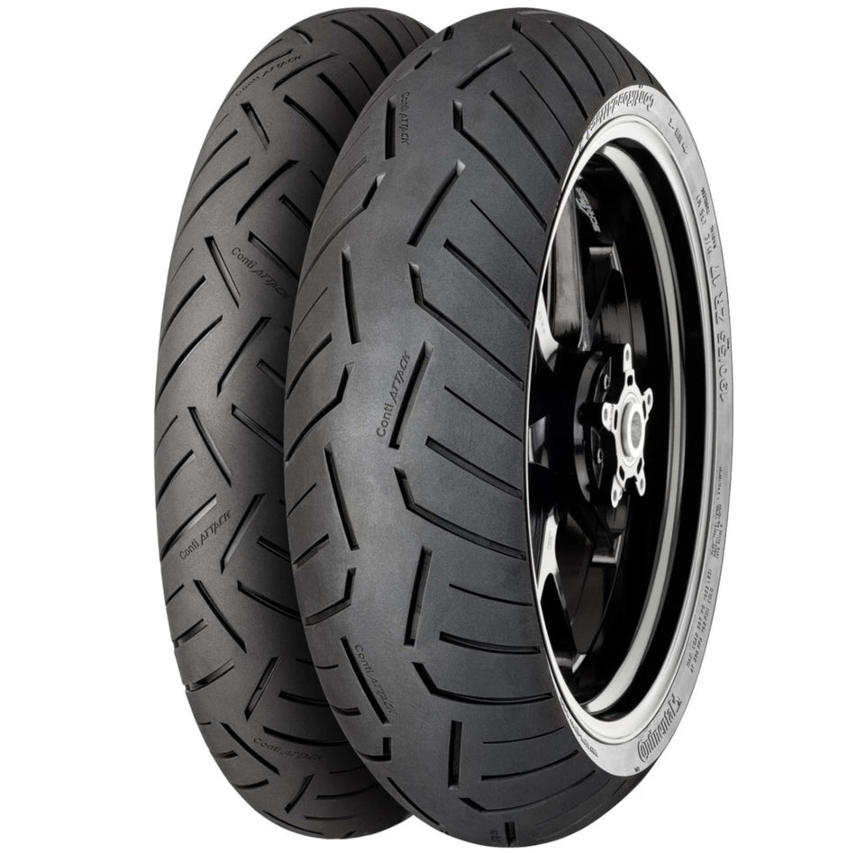 Continental RoadAttack 3 CR 100/90 R18 56H TL & 130/80 R18 66V TL Tyre Pairs