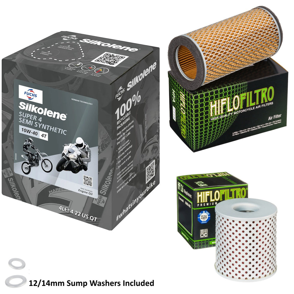 Silkolene Super 4 10w40 4L Oil & HF126 & HFA2710 Oil Filter Kit