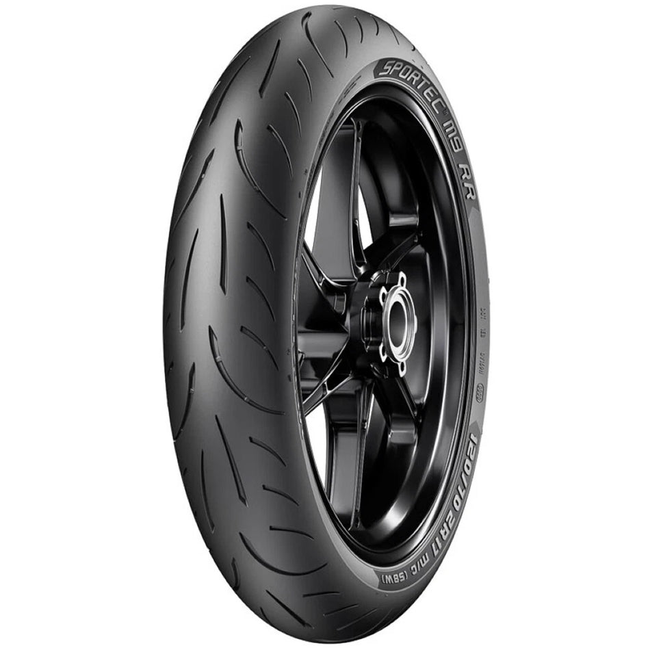 120/70 ZR 17 M/C (58W) TL Metzeler SPORTEC M9 RR Front Motorcycle Tyre