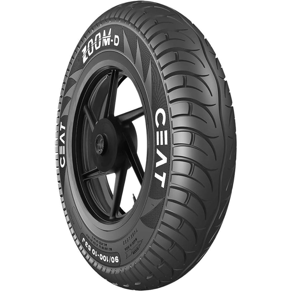 90/100 -10 53J TL Ceat Tyre ZOOM D Tubeless