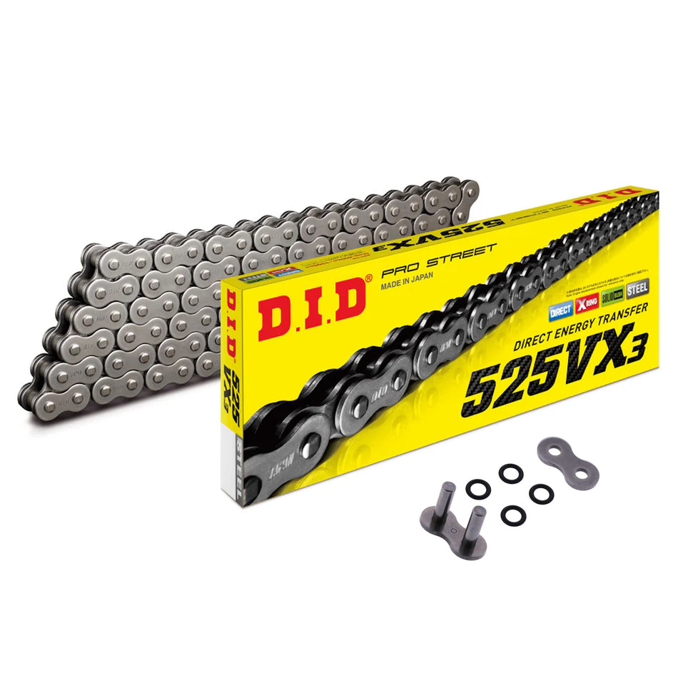 DID 525VX3 x 106 (ZJ) X-Ring Heavy Duty Chain