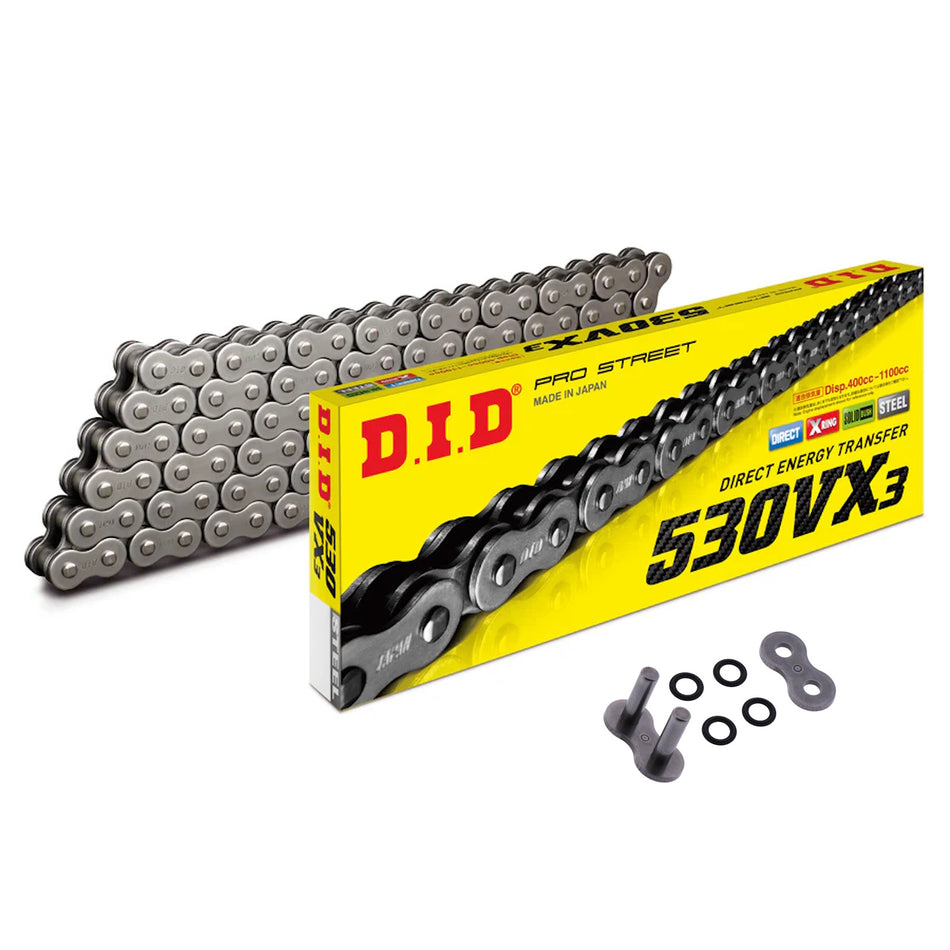 DID 530VX3 x 096 (ZJ) X-Ring Heavy Duty Chain