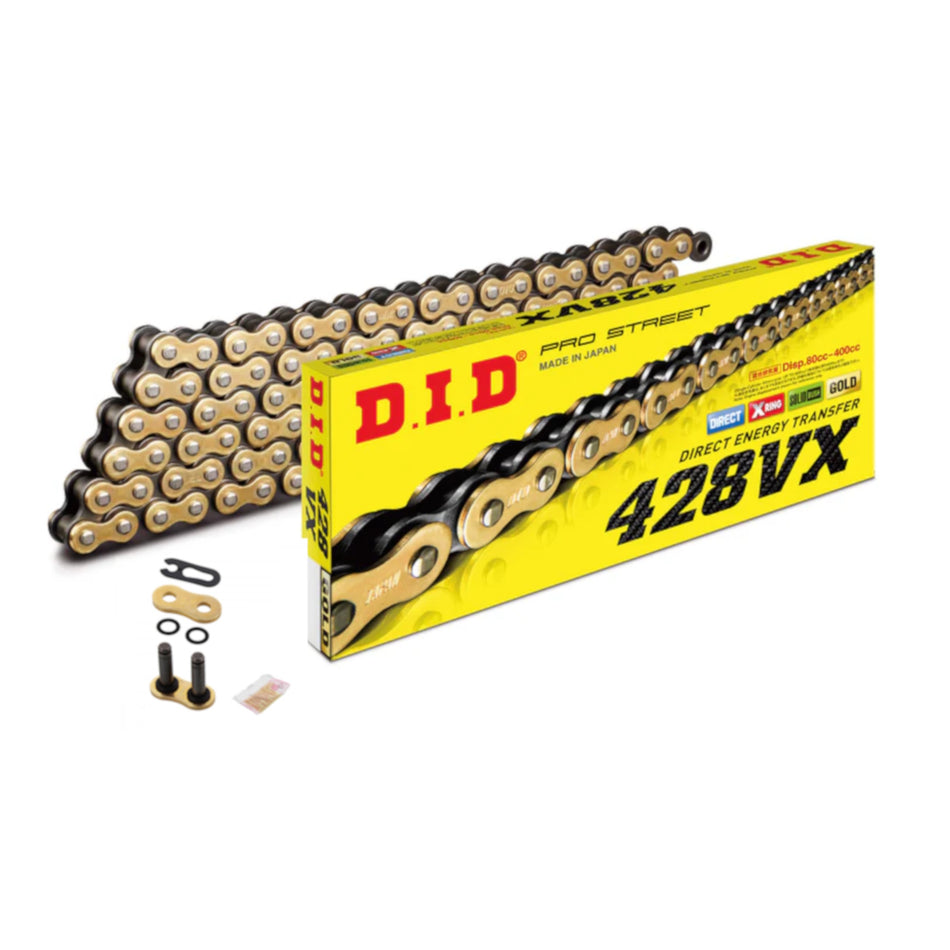 DID 428VX G&B x 146 (FJ) Gold & Black Chain