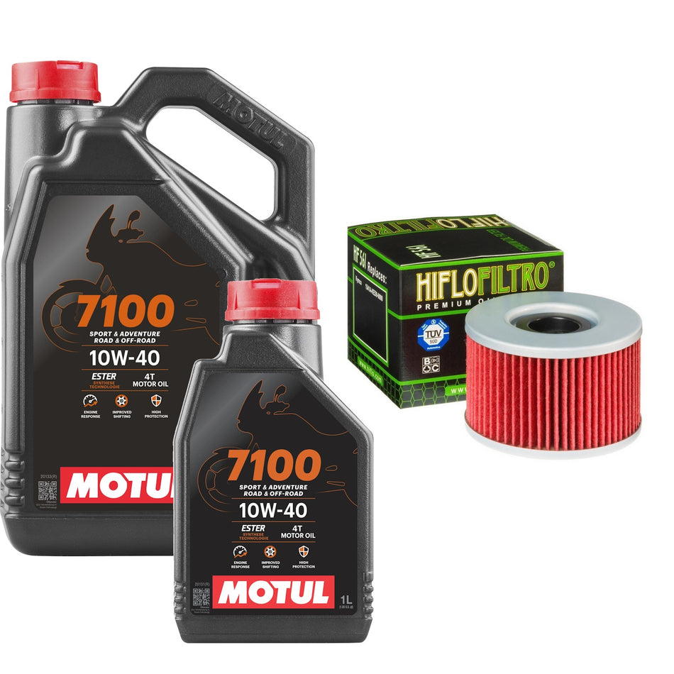 Motul 7100 10w40 5L Oil & HF561 Oil Filter Kit