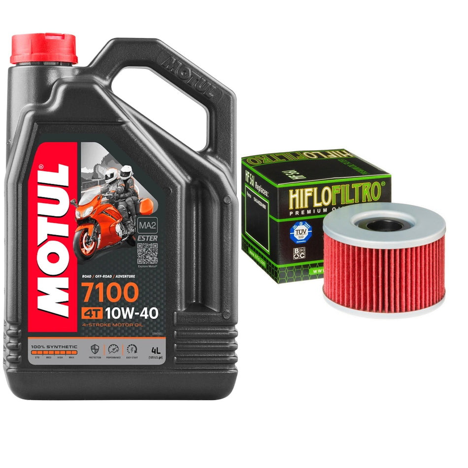 Motul 7100 10w40 4L Oil & HF561 Oil Filter Kit
