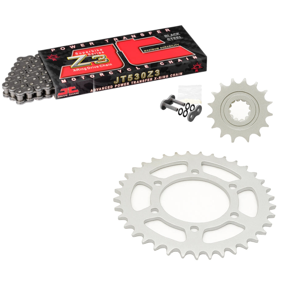 JT Z3 530x110 Chain with JTF333.16 & JTR1334.45 Sprocket Kit