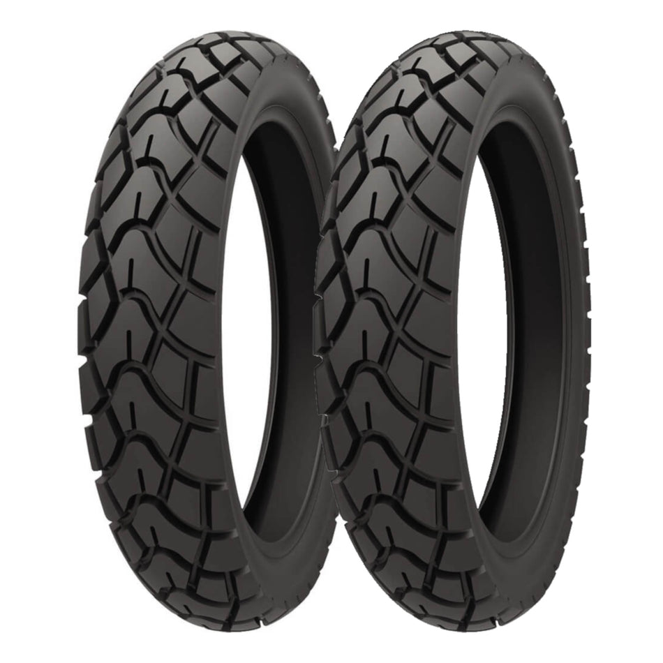 Kenda K761 90/90-19 52P TT & 110/90 -17 60P TT Tyre Pairs