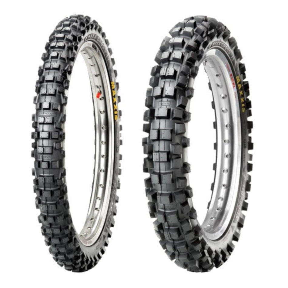 80/100-21 M7304 & 110/100-18 M7305 Maxxis MX Tyre Pairs